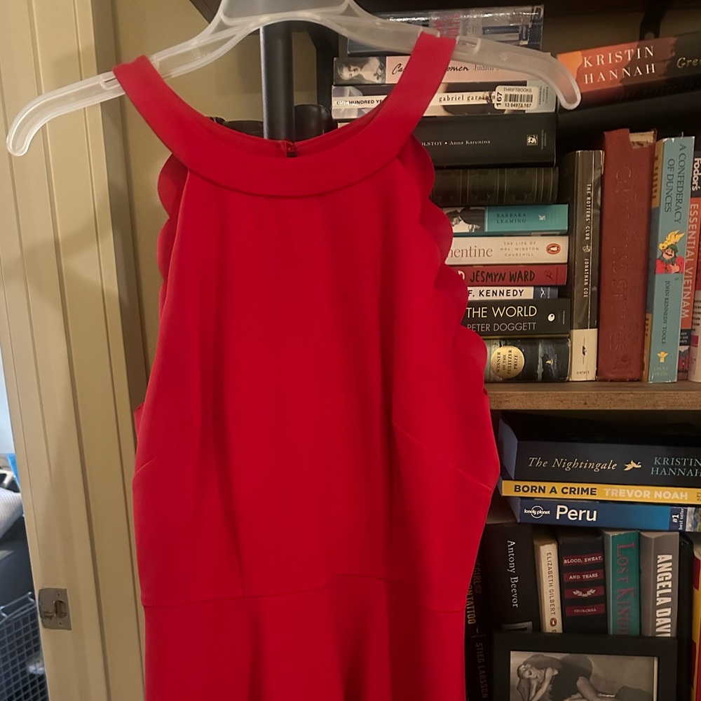 Red dress- perfect for the holidays!
